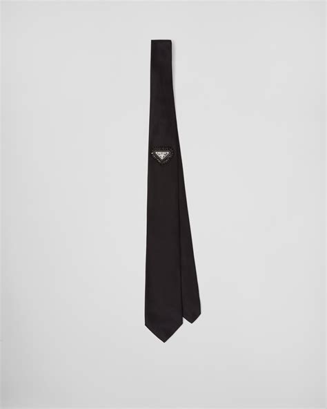 black tie prada|Prada tie bar.